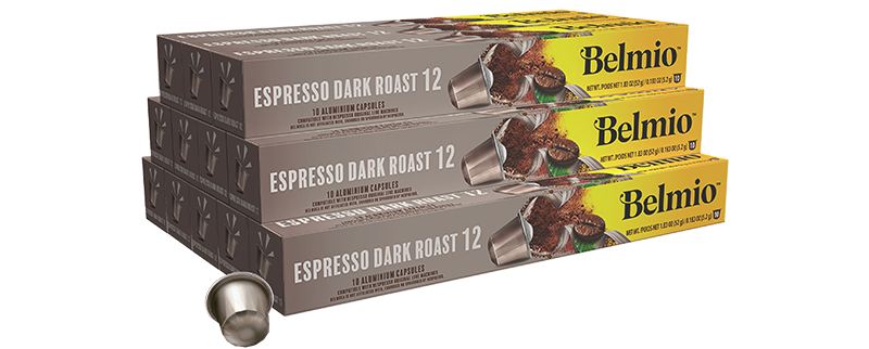 Pack de 12 - Espresso Dark Roast 